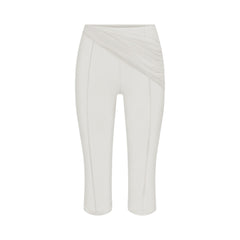 ULTRA FINE MESH DRAPED CAPRI | IVORY
