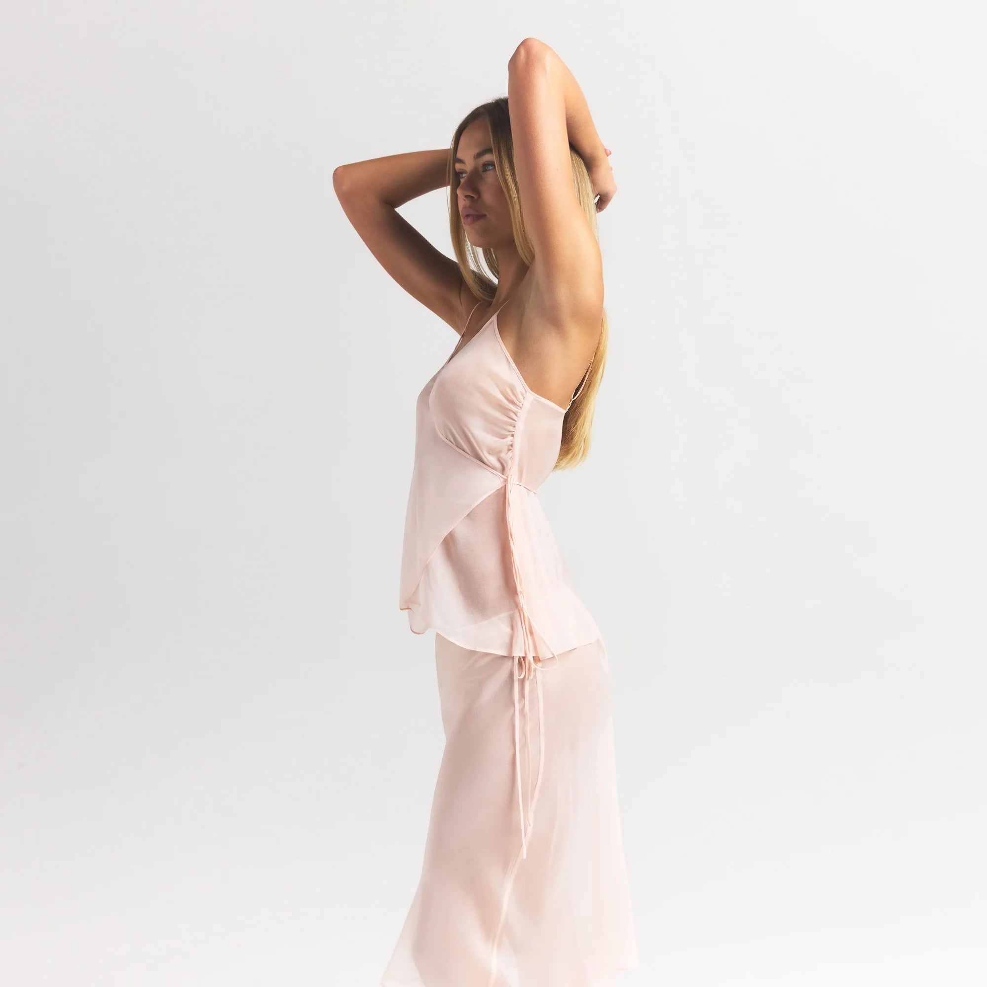 SKIMS ROMANCE WRAP CAMI TOP | PRIMROSE