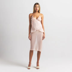 SKIMS ROMANCE WRAP CAMI TOP | PRIMROSE