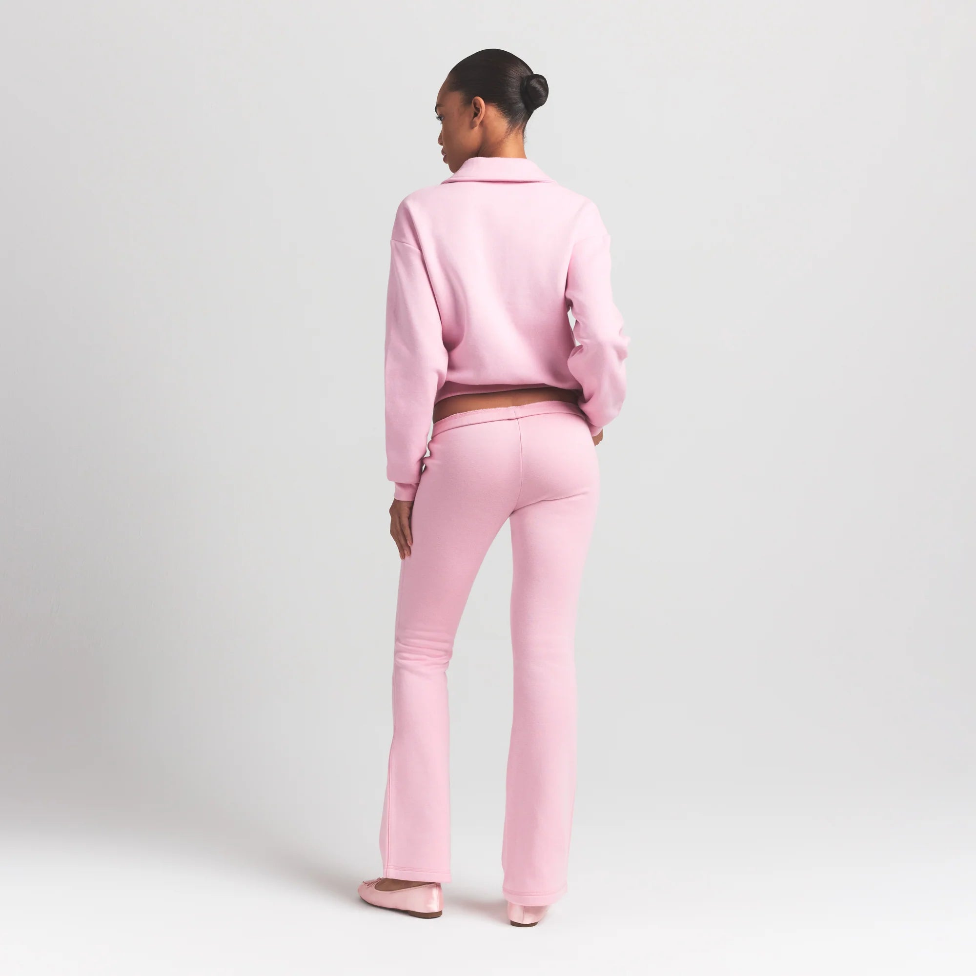COTTON FLEECE POLO SWEATSHIRT | HALITE