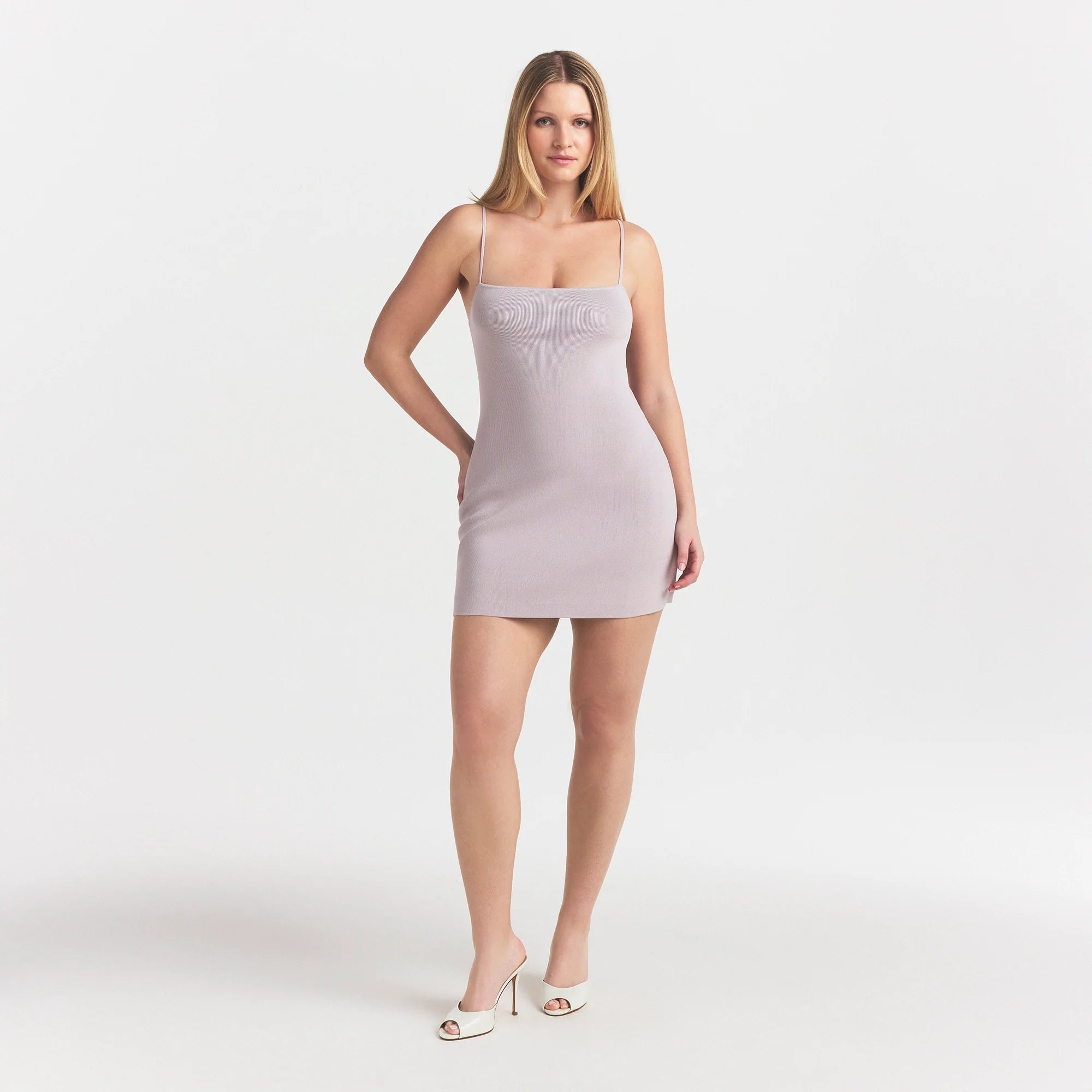 REFINED KNIT MINI DRESS | IRIS MICA