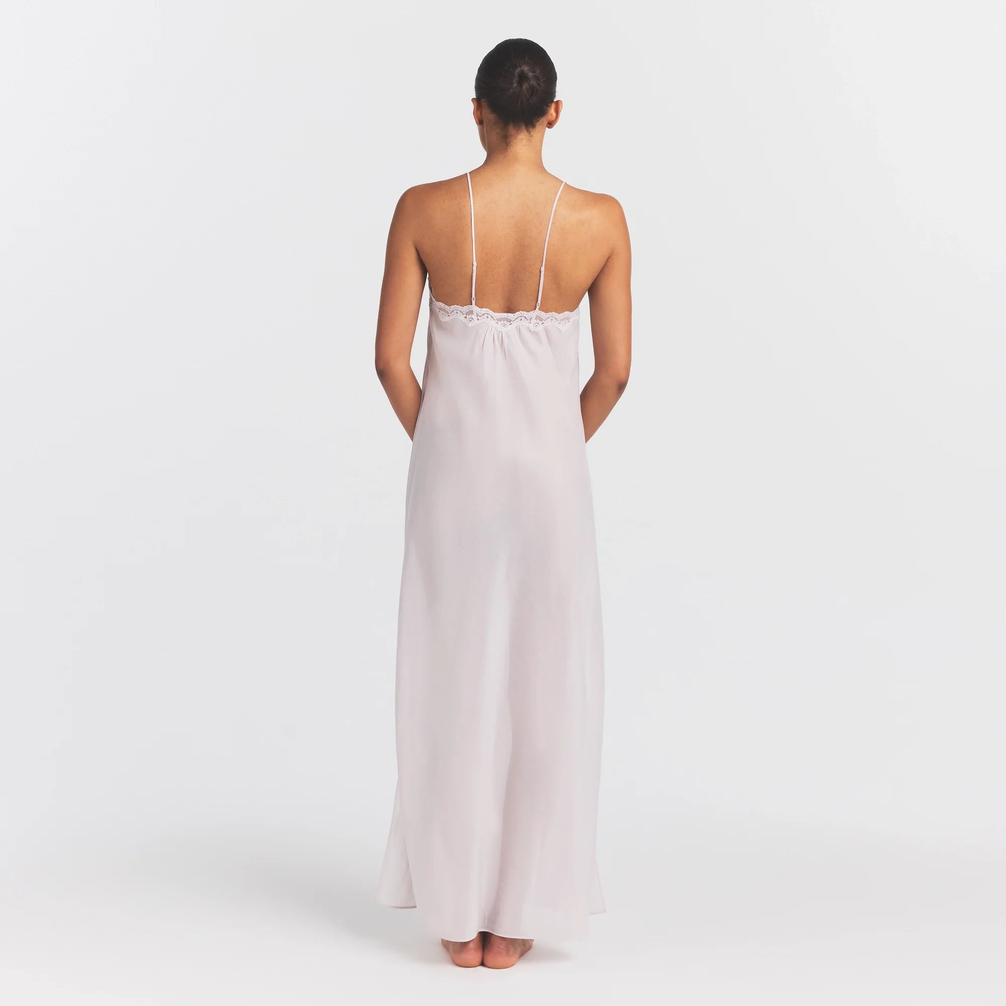 VOILE SLEEP LONG DRESS | LIGHT LILAC