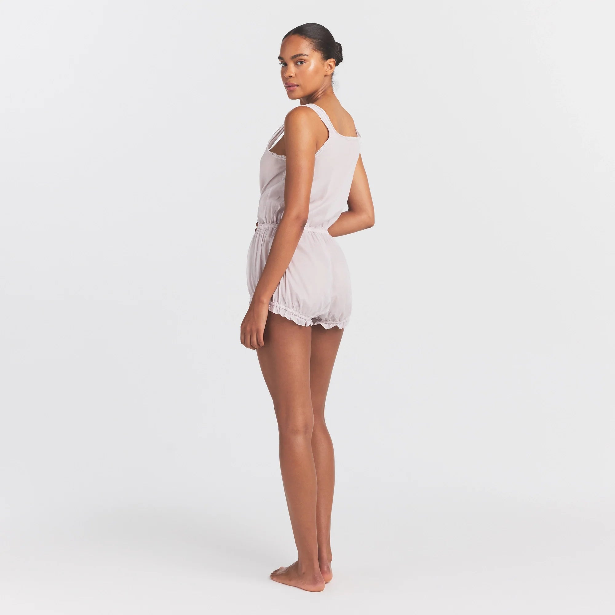 VOILE SLEEP ONESIE | LIGHT LILAC