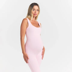 COTTON JERSEY MATERNITY CATSUIT | CHERRY BLOSSOM