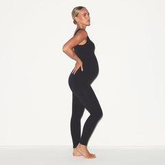 COTTON JERSEY MATERNITY CATSUIT | SOOT