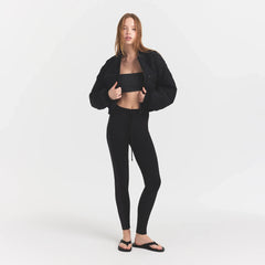 NEOPRENE OUTERWEAR REVERSIBLE BOMBER JACKET | OBSIDIAN