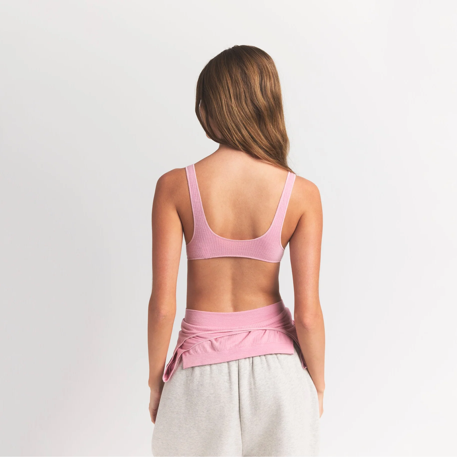 WOOL RIB BRALETTE | HALITE