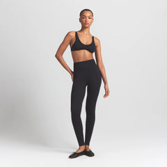 WOOL RIB BRALETTE | OBSIDIAN