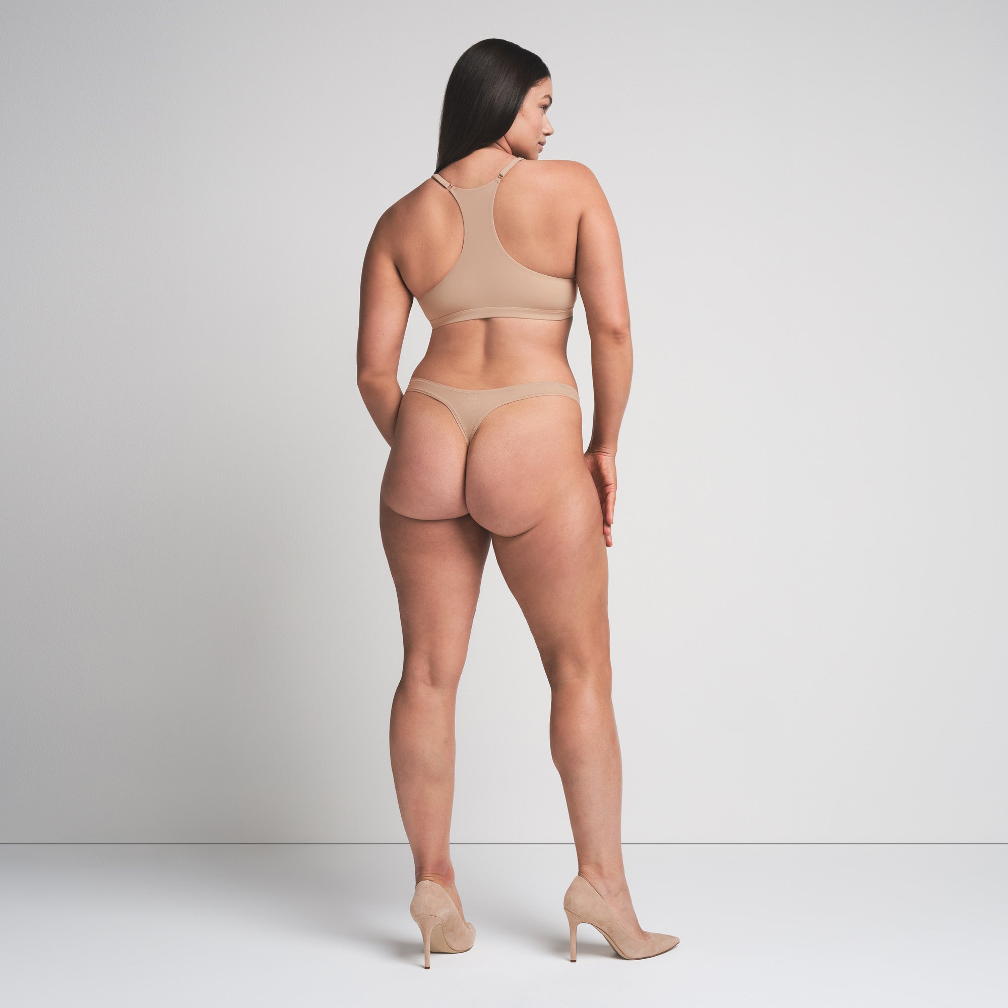 FITS EVERYBODY RACERBACK TRIANGLE BRALETTE | CLAY