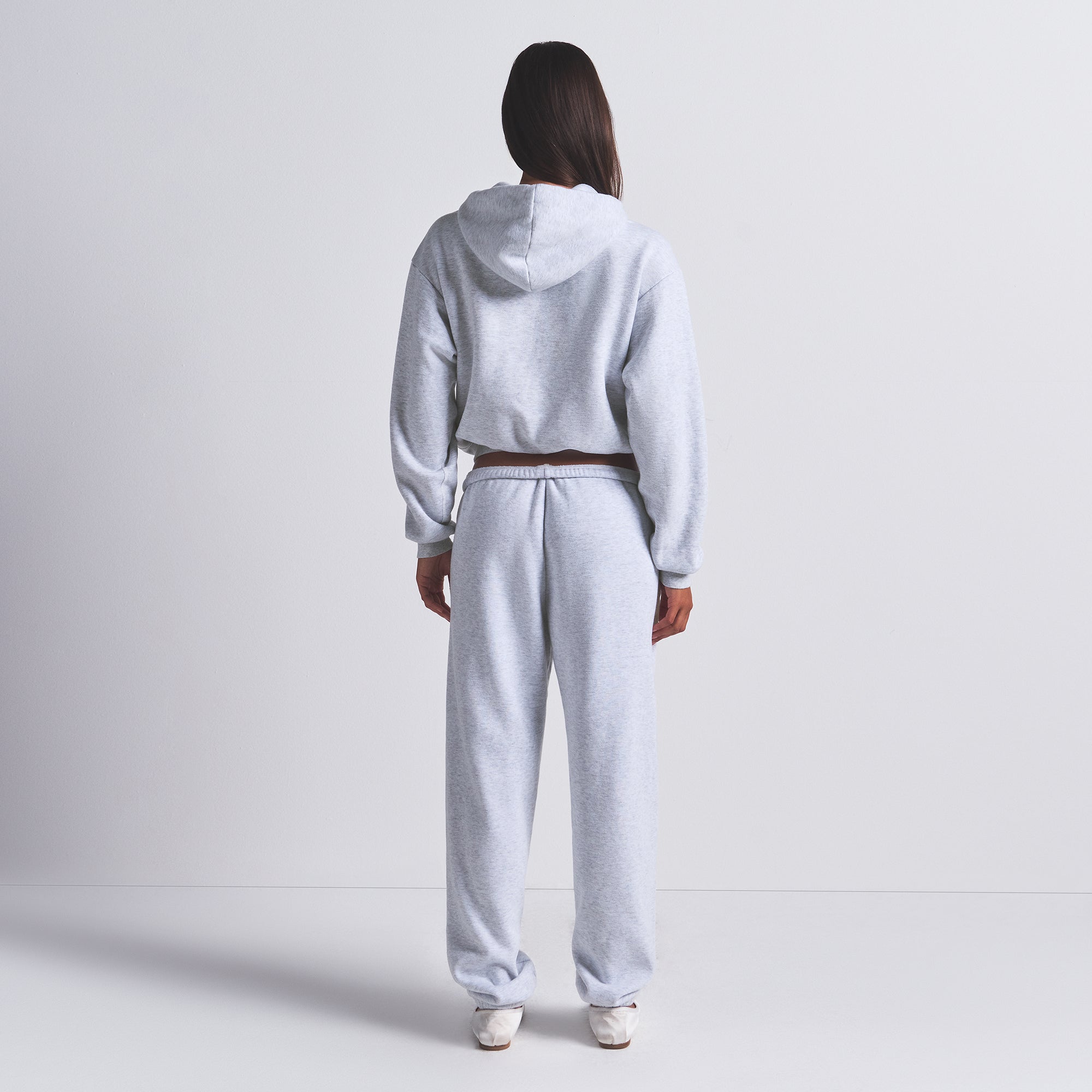 COTTON FLEECE CLASSIC HOODIE | LIGHT HEATHER GREY