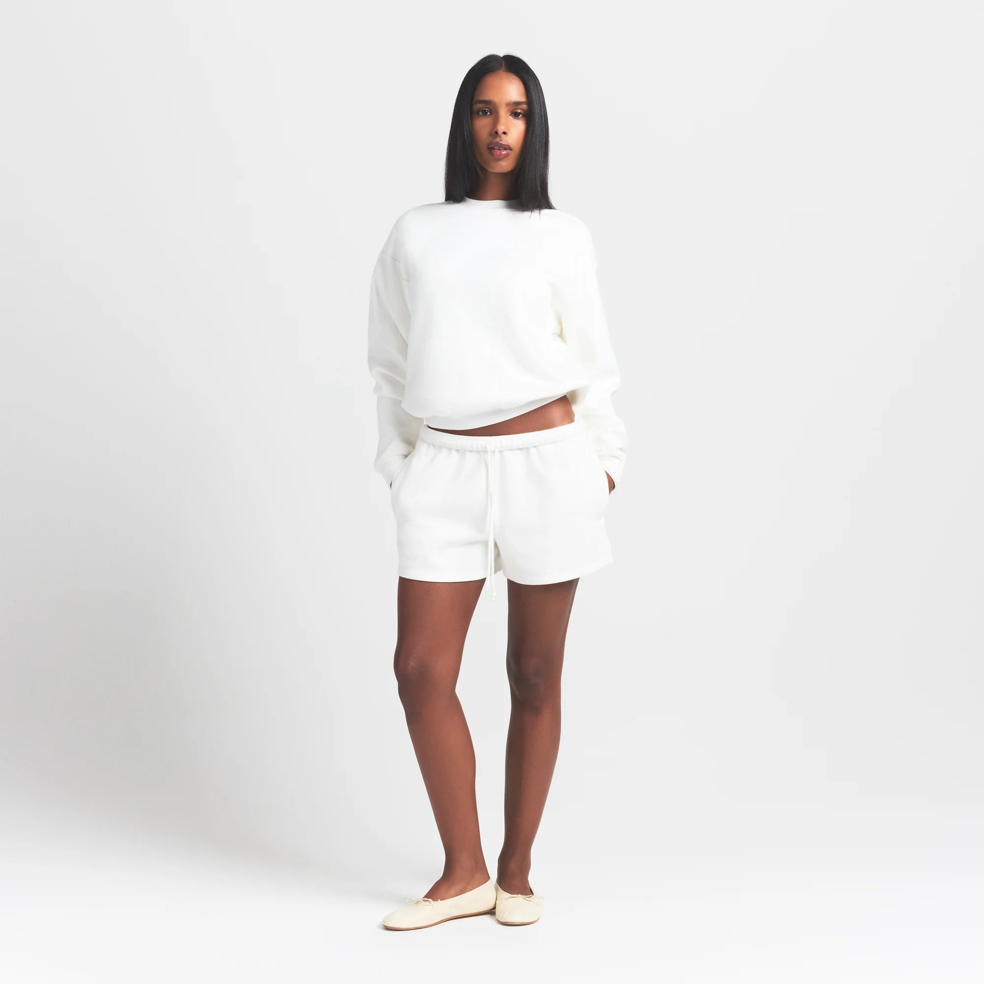 COTTON FLEECE CLASSIC CREWNECK | MARBLE