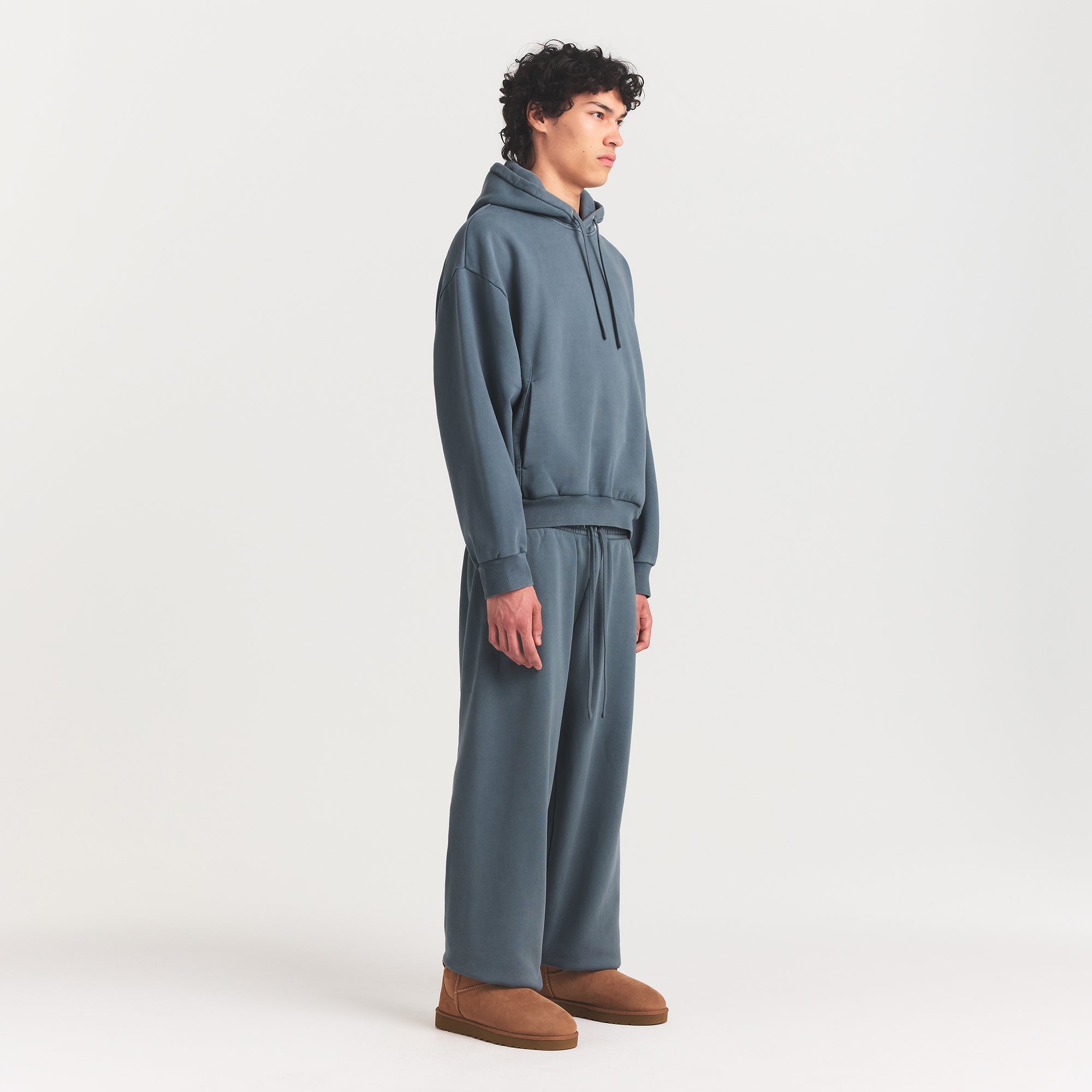 HEAVYWEIGHT FLEECE MENS HOODIE | KYANITE