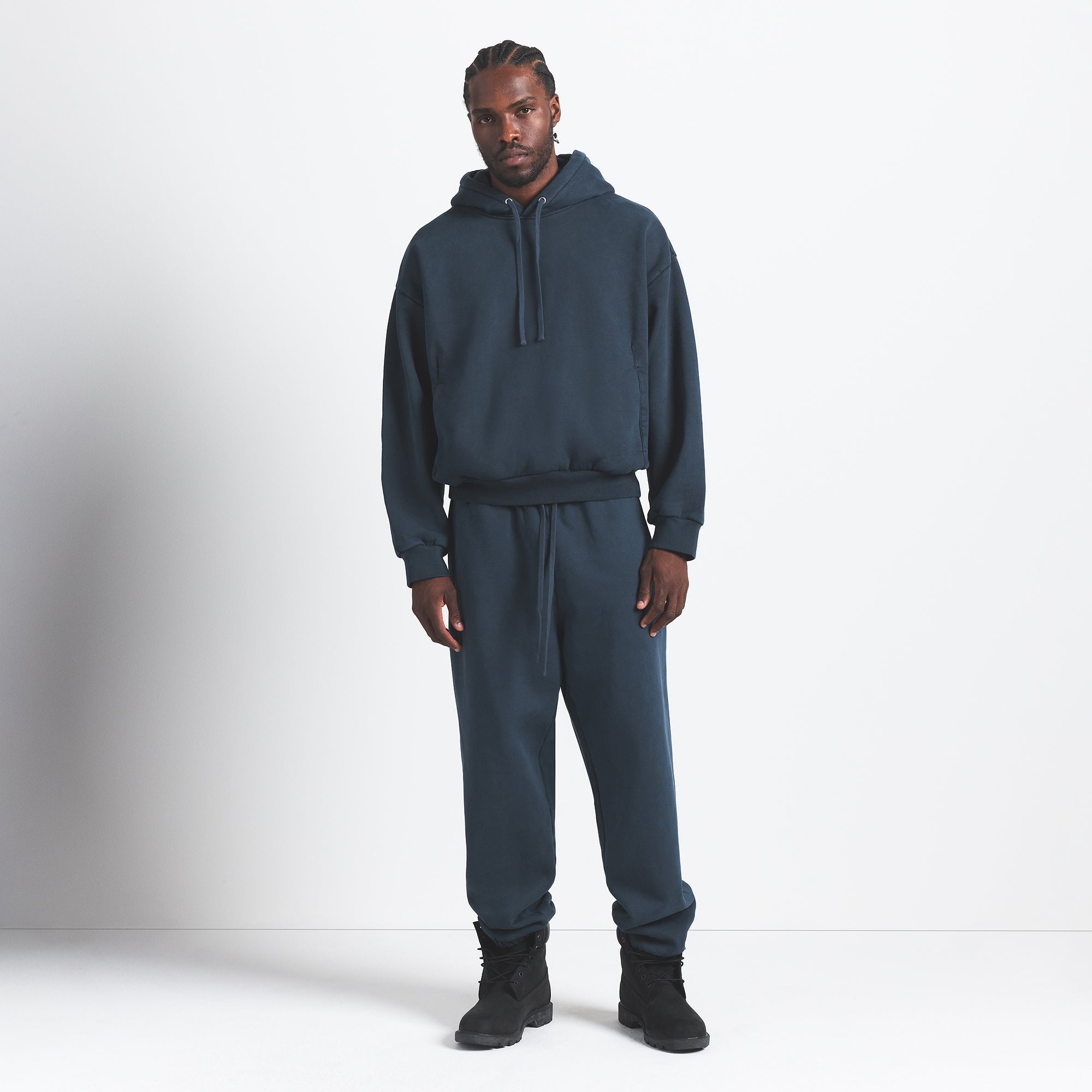 HEAVYWEIGHT FLEECE MENS HOODIE | NAVY