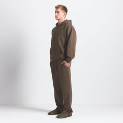 FLEECE LOUNGE MENS RELAXED HOODIE | DRIFTWOOD