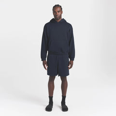 FLEECE LOUNGE MENS RELAXED HOODIE | NAVY