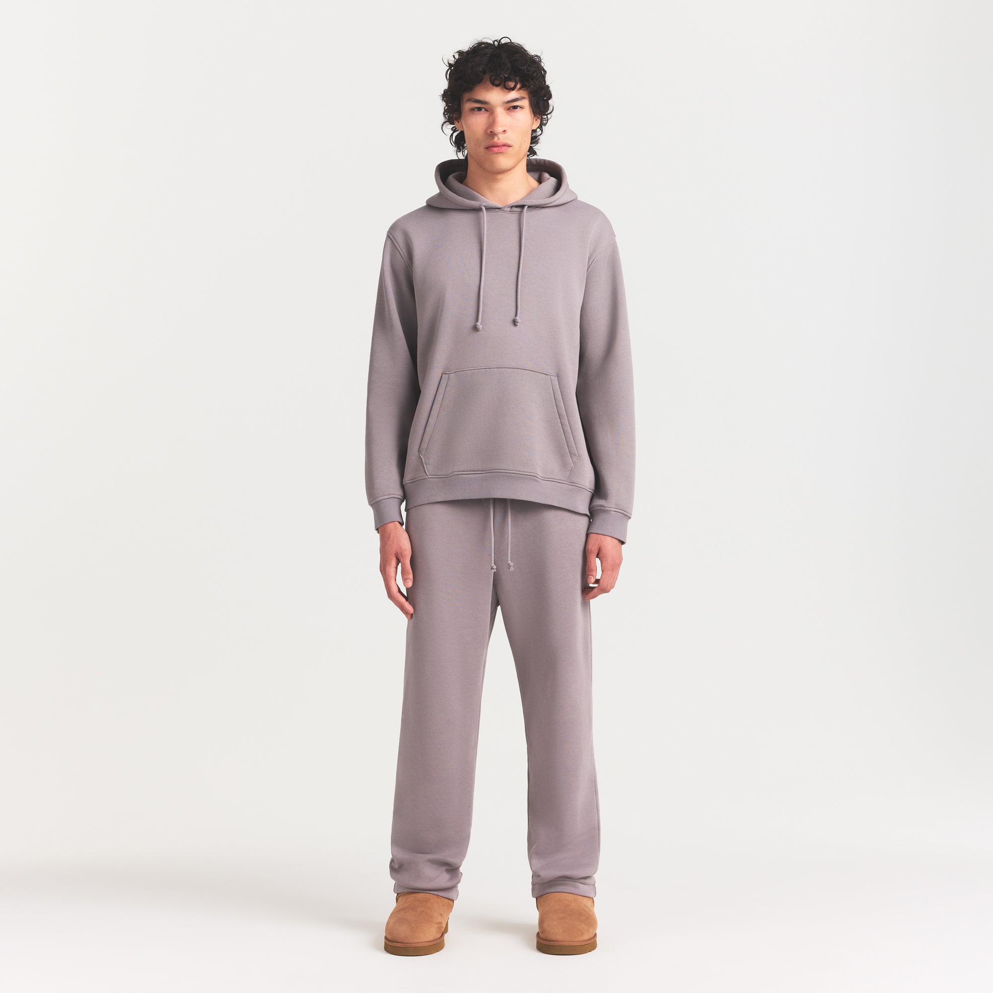FLEECE LOUNGE MENS CLASSIC HOODIE | SHADOW