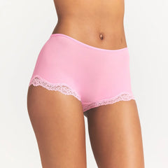 FITS EVERYBODY LACE BOY SHORT | BUBBLE GUM TONAL