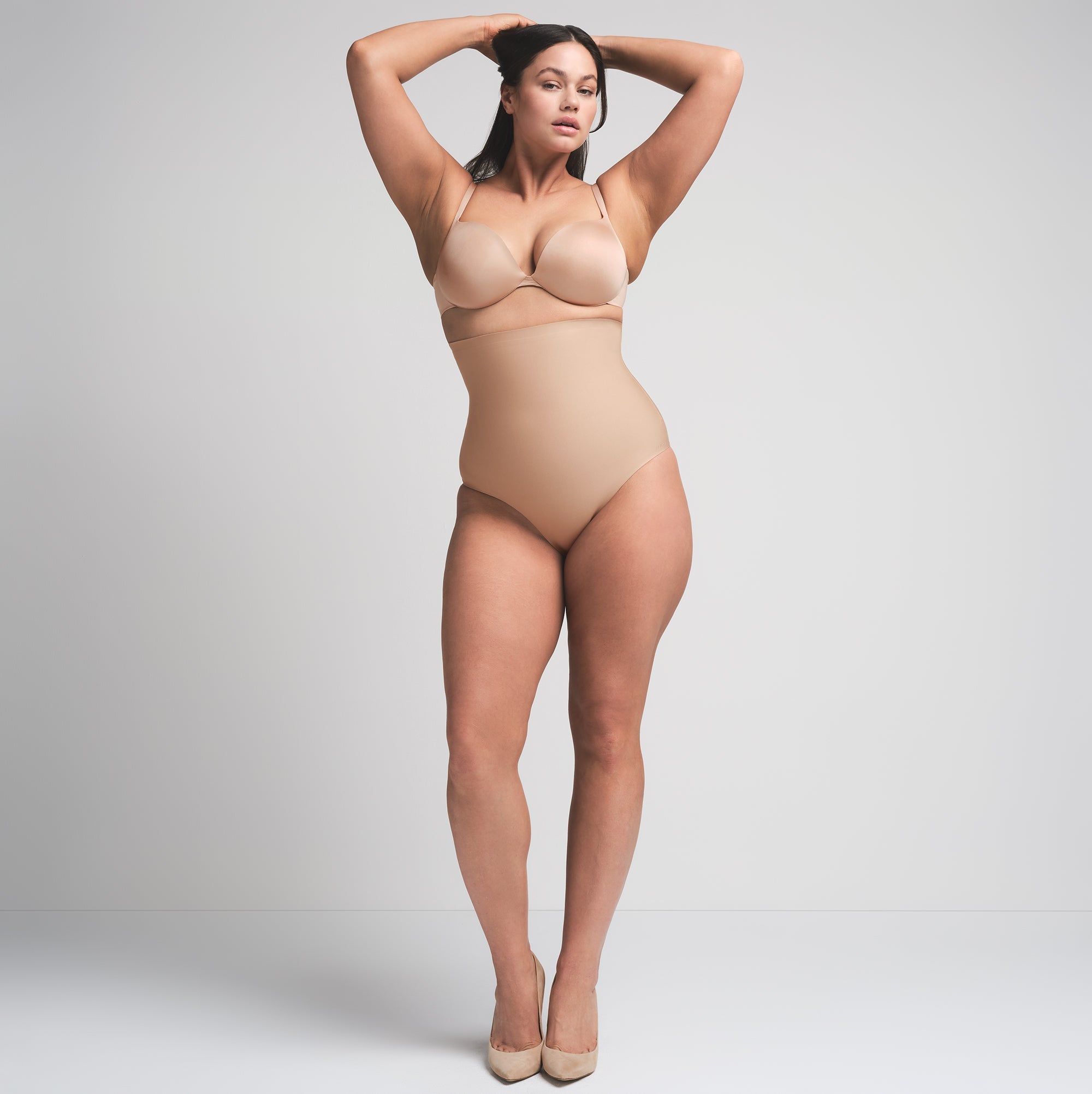 SKIMS BODY CORE SCULPT HIGH-WAISTED BRIEF | CLAY