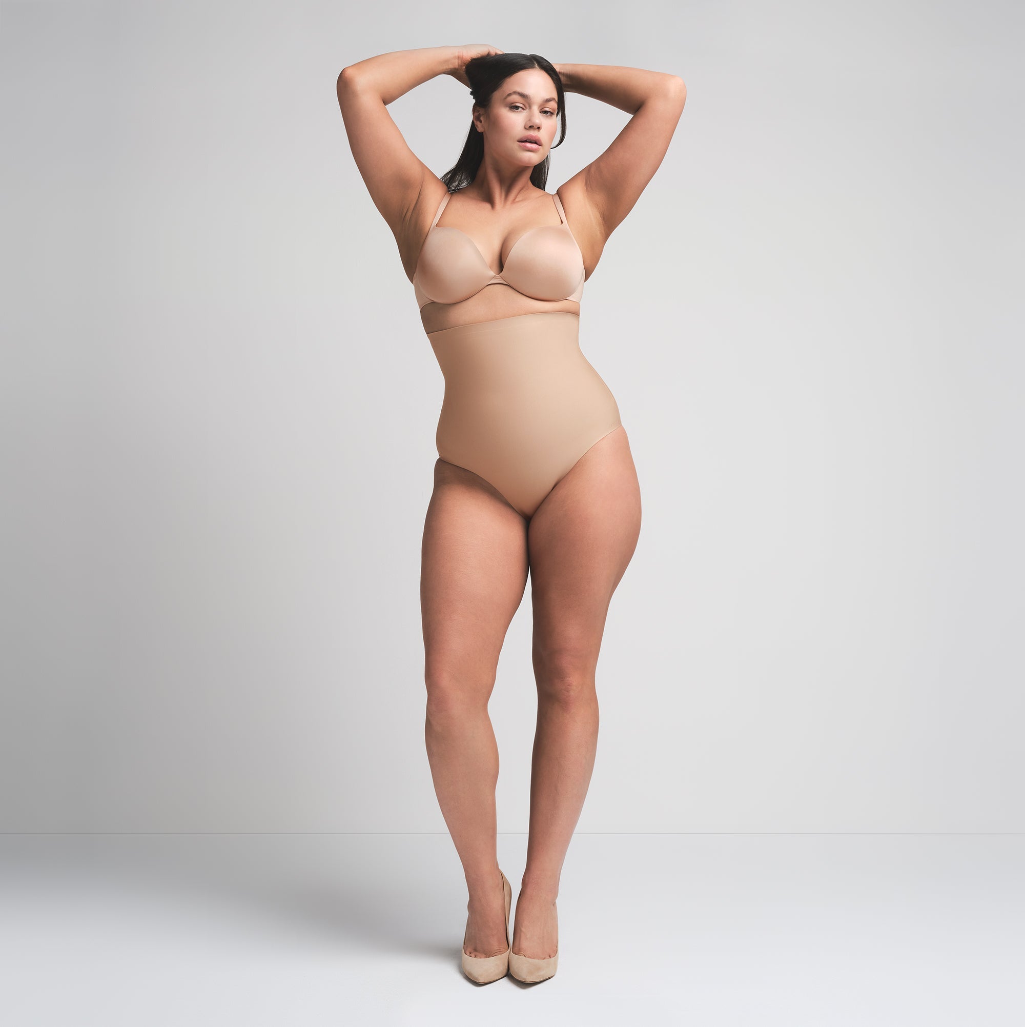 SKIMS BODY CORE SCULPT HIGH-WAISTED BRIEF | CLAY