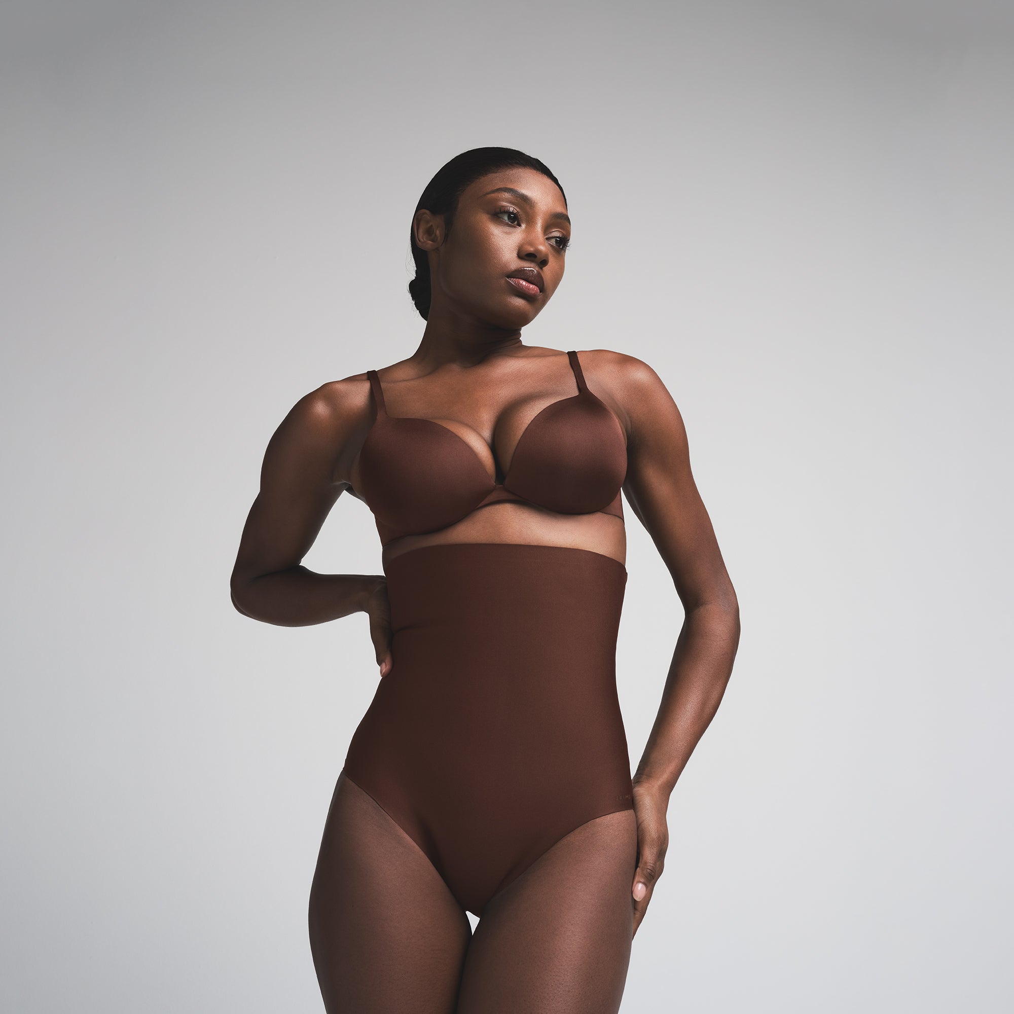 SKIMS BODY CORE SCULPT HIGH-WAISTED BRIEF | COCOA