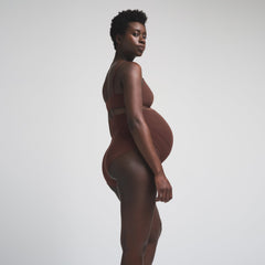 FITS EVERYBODY MATERNITY BANDED HIGH-WAISTED BRIEF | COCOA