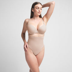 SEAMLESS SCULPT HIGH-WAISTED THONG | MICA