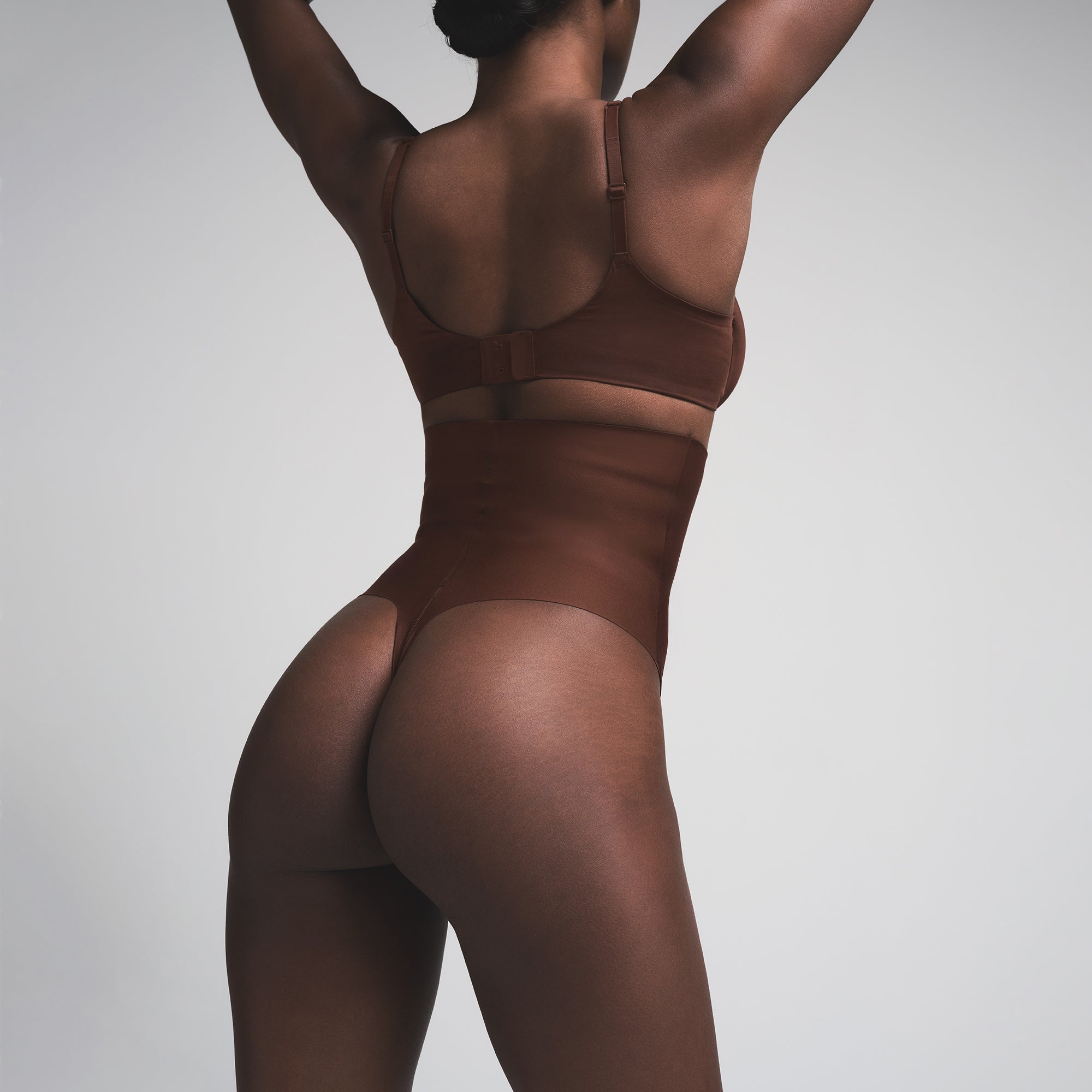 SKIMS BODY CORE SCULPT HIGH-WAISTED THONG | COCOA