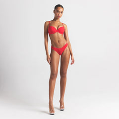 FITS EVERYBODY DIPPED FRONT THONG | CHERRY