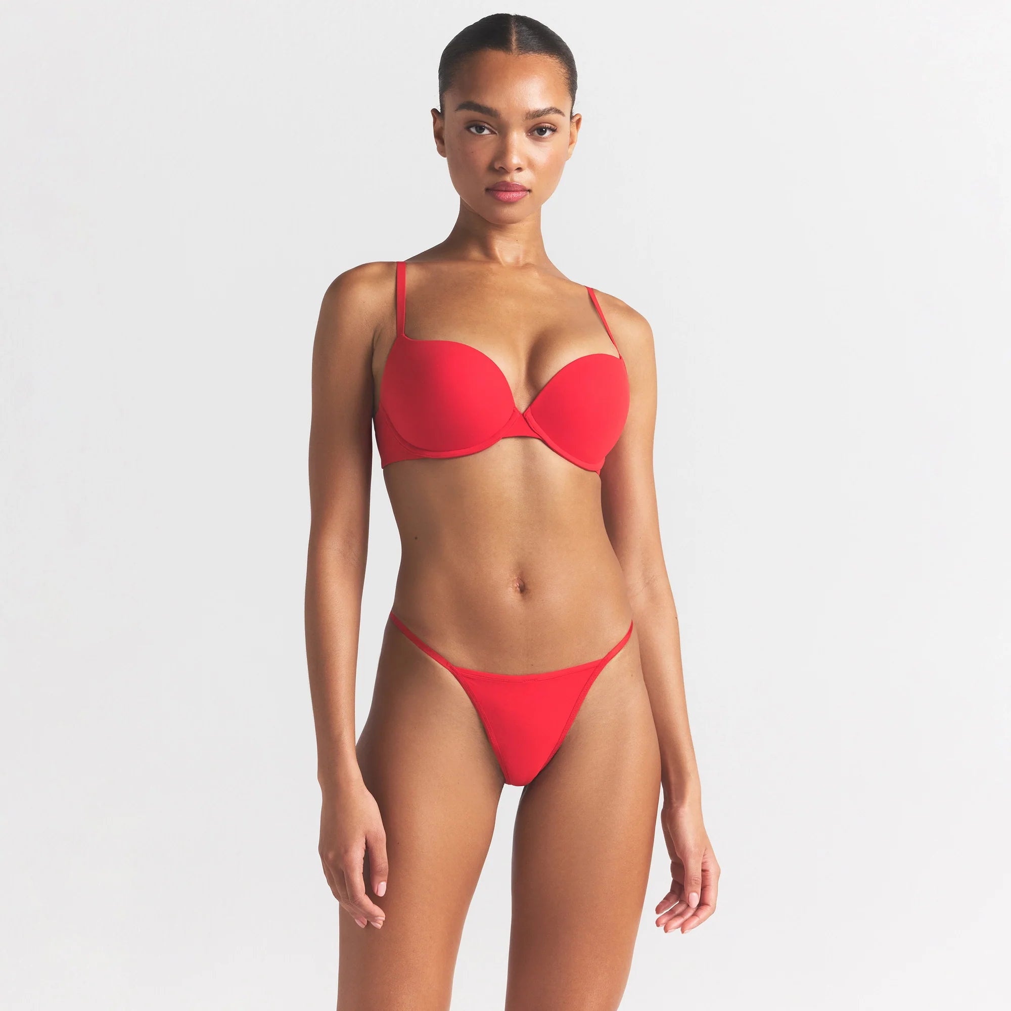FITS EVERYBODY T-STRING THONG | CHERRY