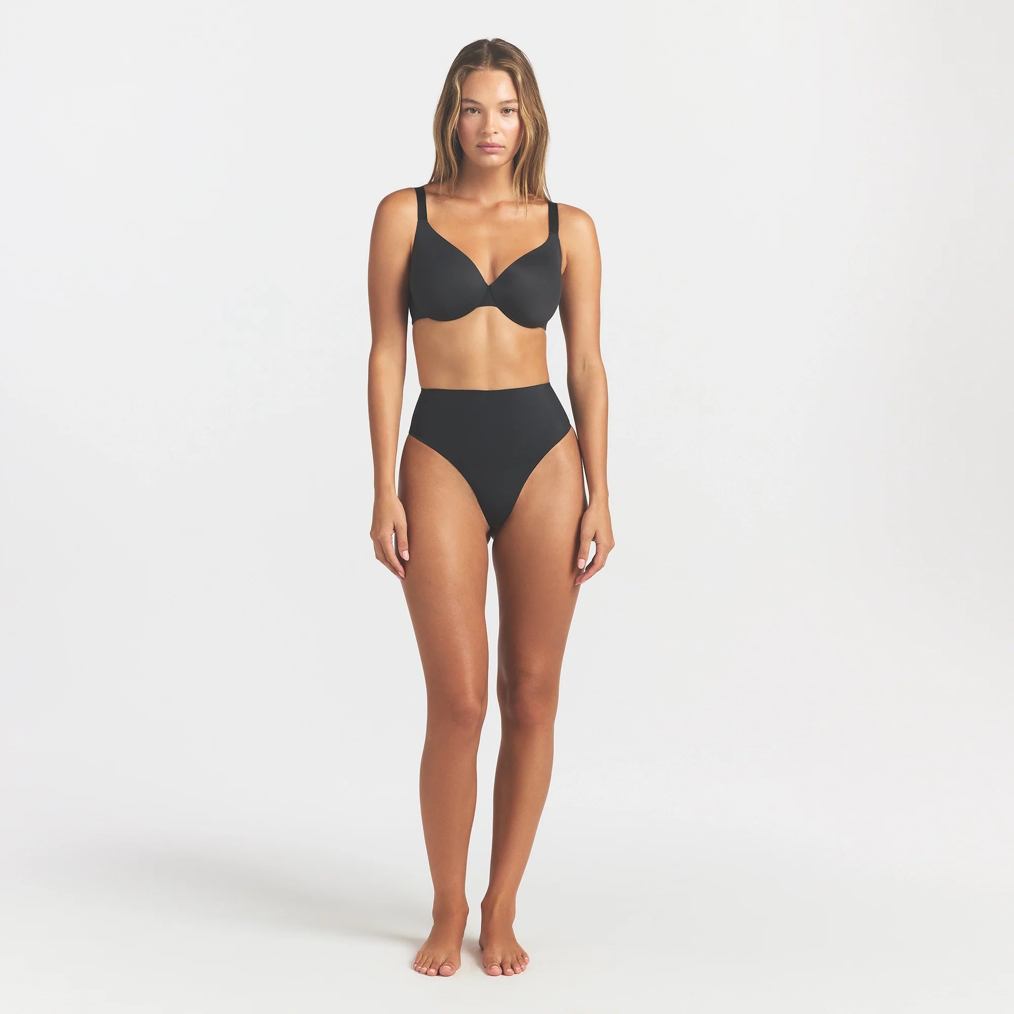 SMOOTHING INTIMATES HIGH-WAISTED THONG | ONYX