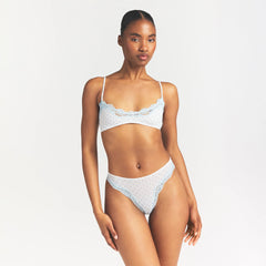FITS EVERYBODY LACE CHEEKY TANGA 5-PACK | PIN DOT MULTI