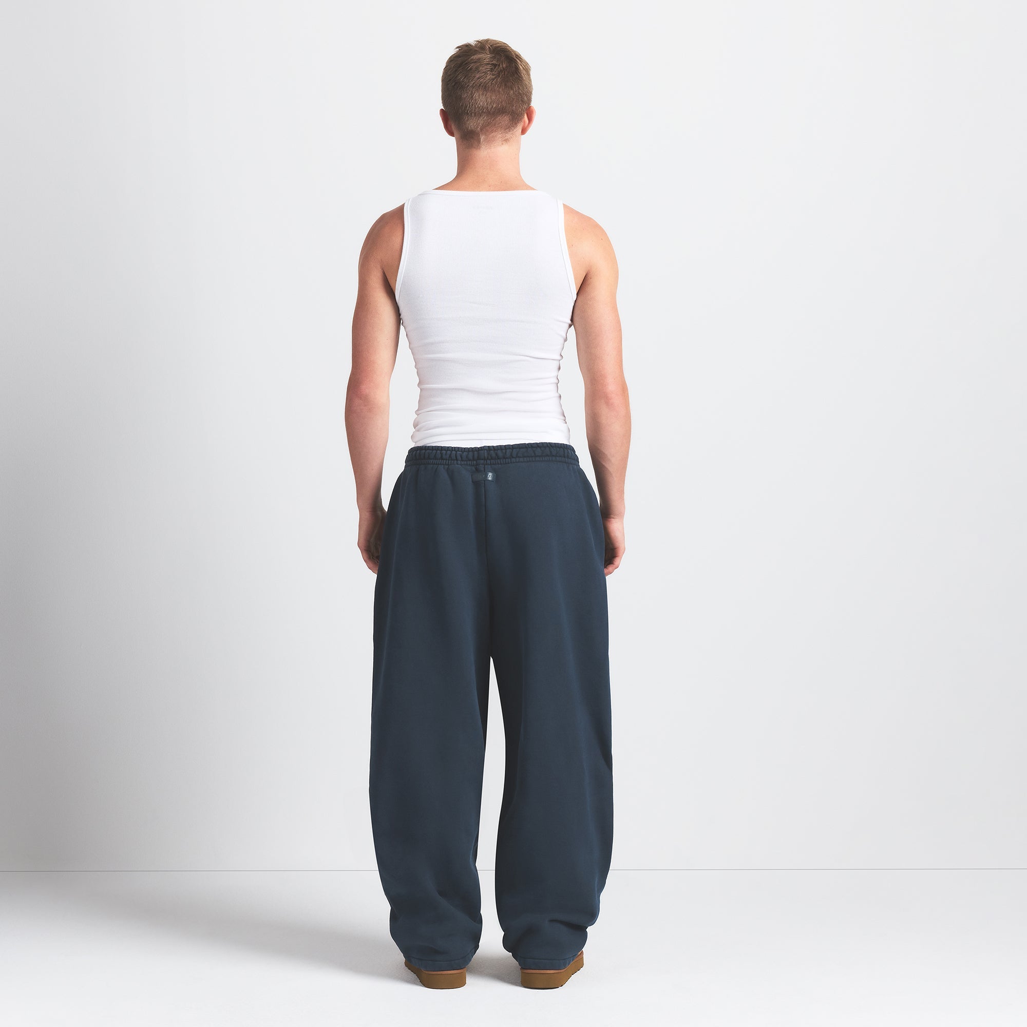 HEAVYWEIGHT FLEECE MENS STRAIGHT LEG PANT | NAVY