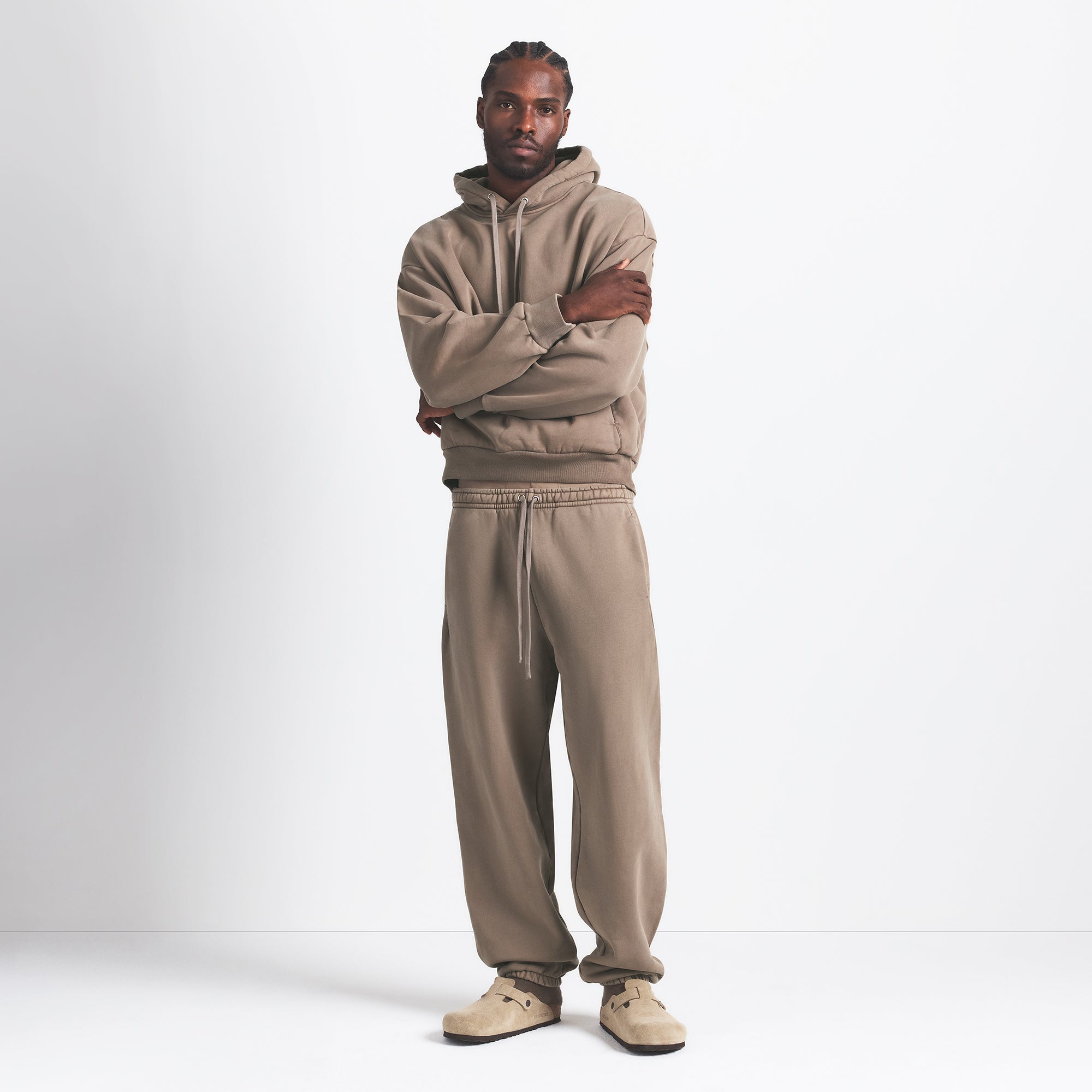 HEAVYWEIGHT FLEECE MENS JOGGER | TRUFFLE