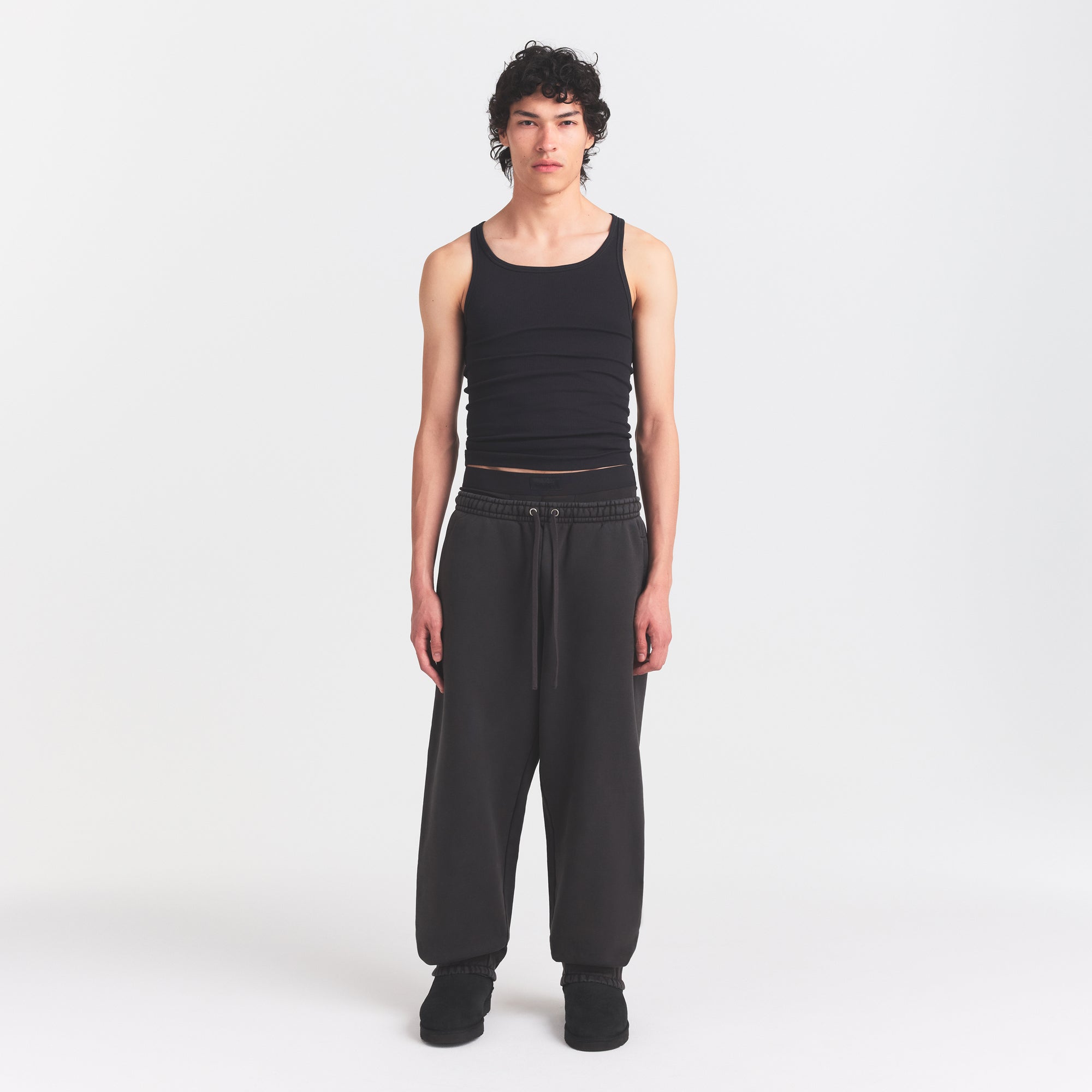 HEAVYWEIGHT FLEECE MENS JOGGER | WASHED ONYX