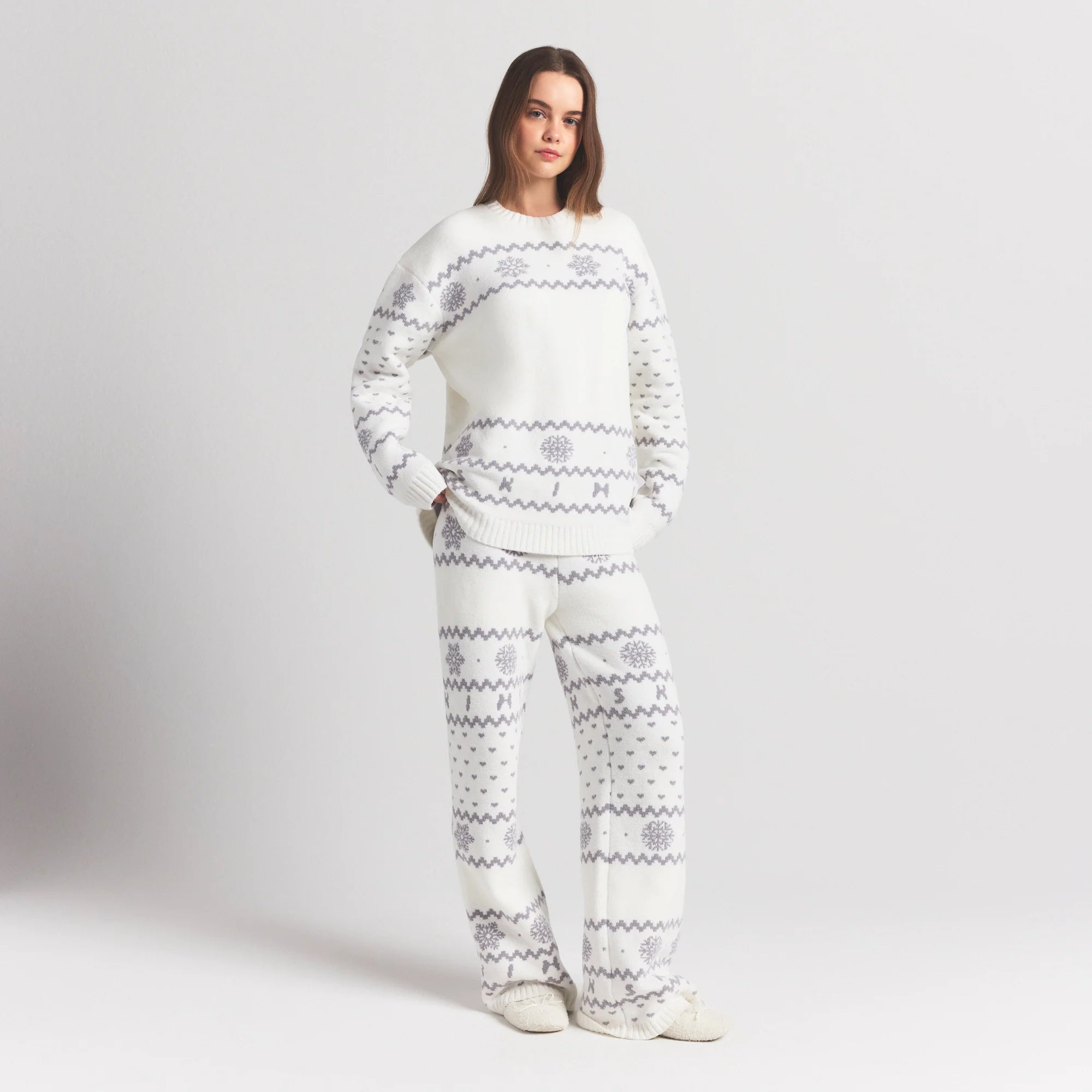COZY LIGHT PANT | MARBLE HEART FAIR ISLE