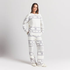 COZY LIGHT PANT | MARBLE HEART FAIR ISLE