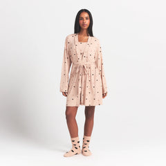 SOFT LOUNGE ROBE | MICA MINI HEART HALFDROP