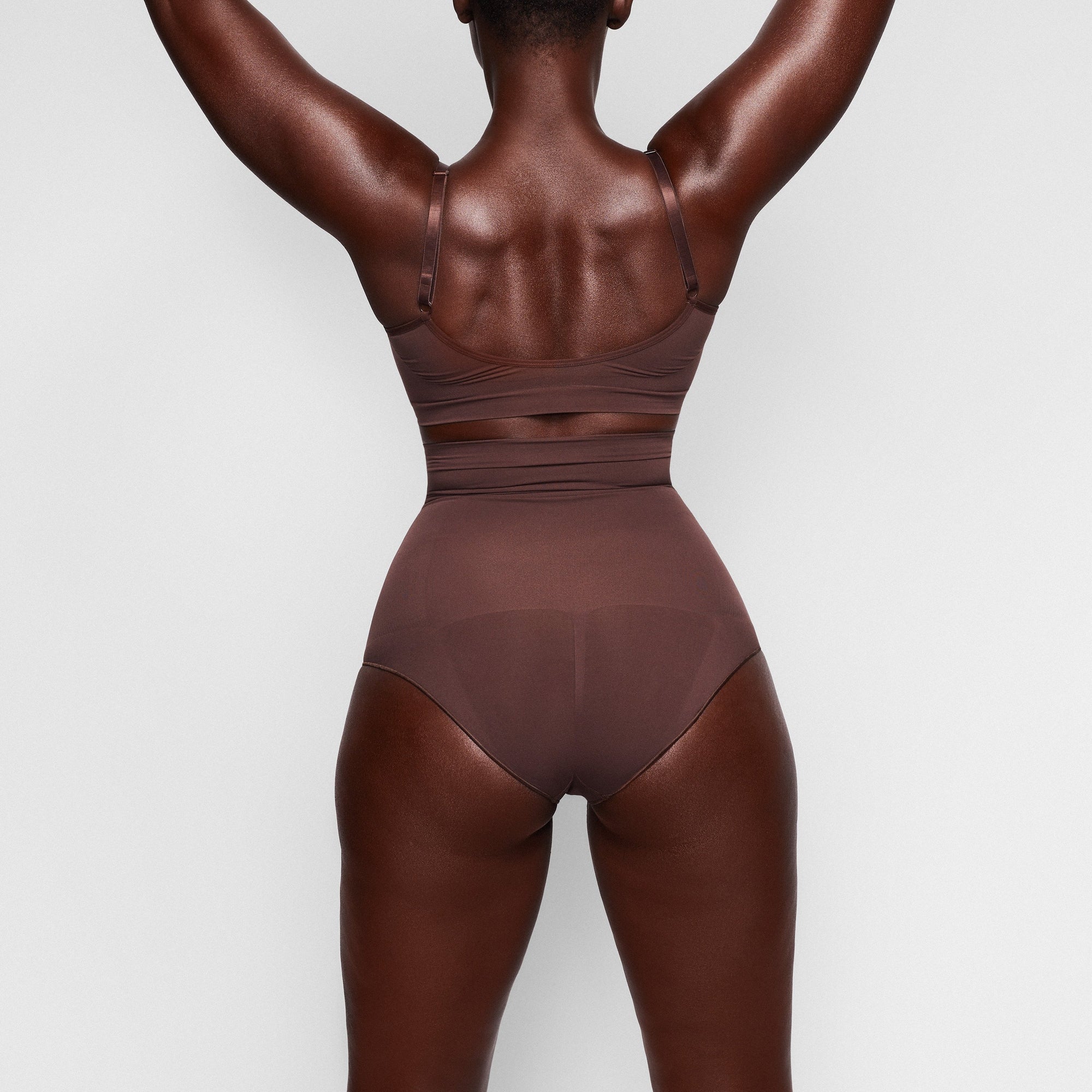 SEAMLESS SCULPT HIGH-WAISTED BRIEF | COCOA