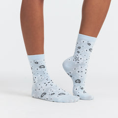 TEXTURED SOCK 3-PACK | BLUE BANDANA MULTI