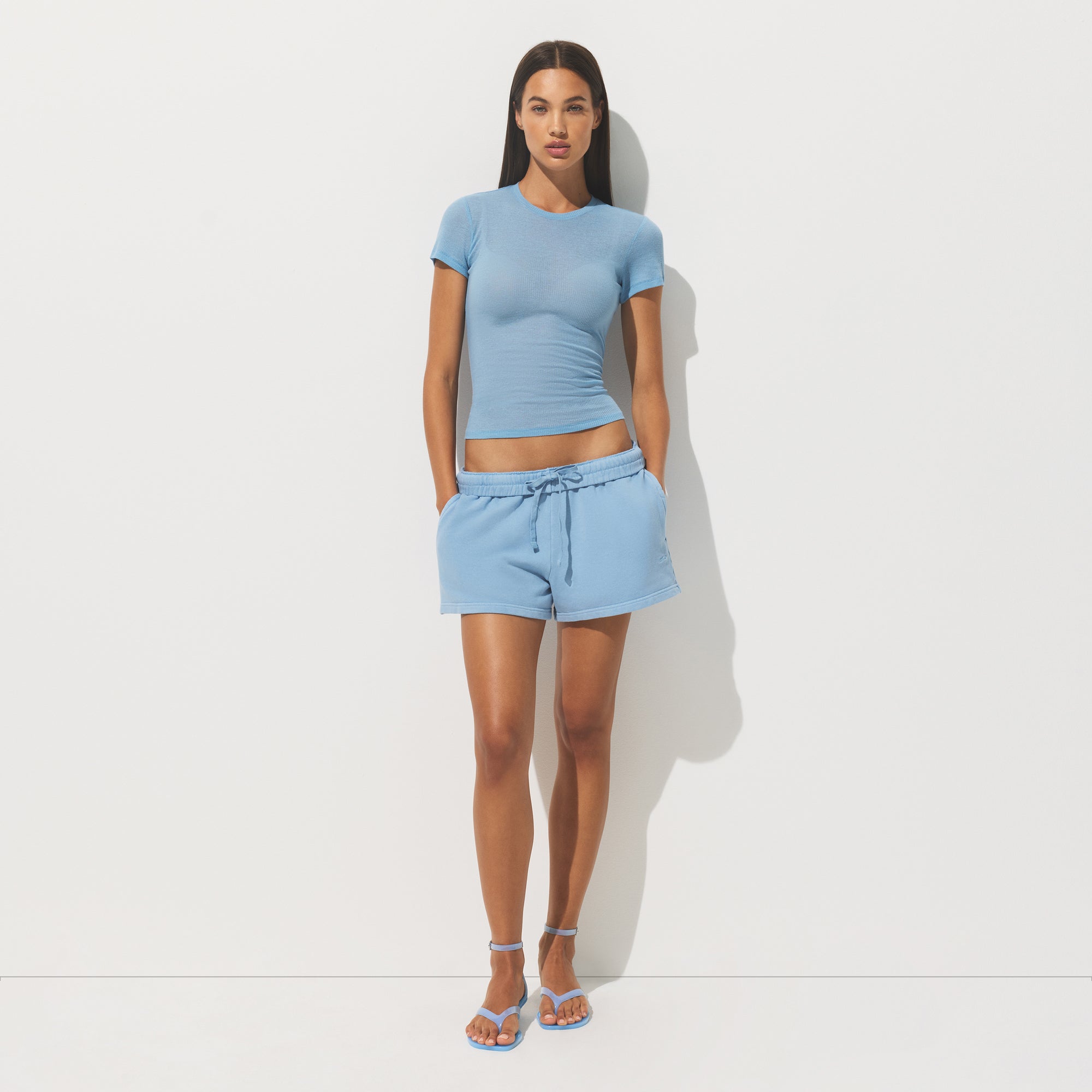 FRENCH TERRY CLASSIC SHORT | BLUE BELL