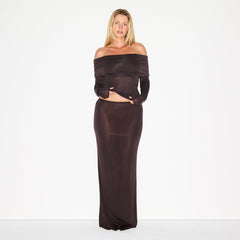 SHEER MODAL LONG SKIRT | PHOENIX