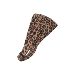 COTTON JERSEY WIDE HEADBAND | SIENNA NATURAL LEOPARD