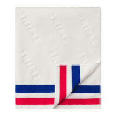 SIGNATURE SWIM TOWEL | CARMINE STRIPE