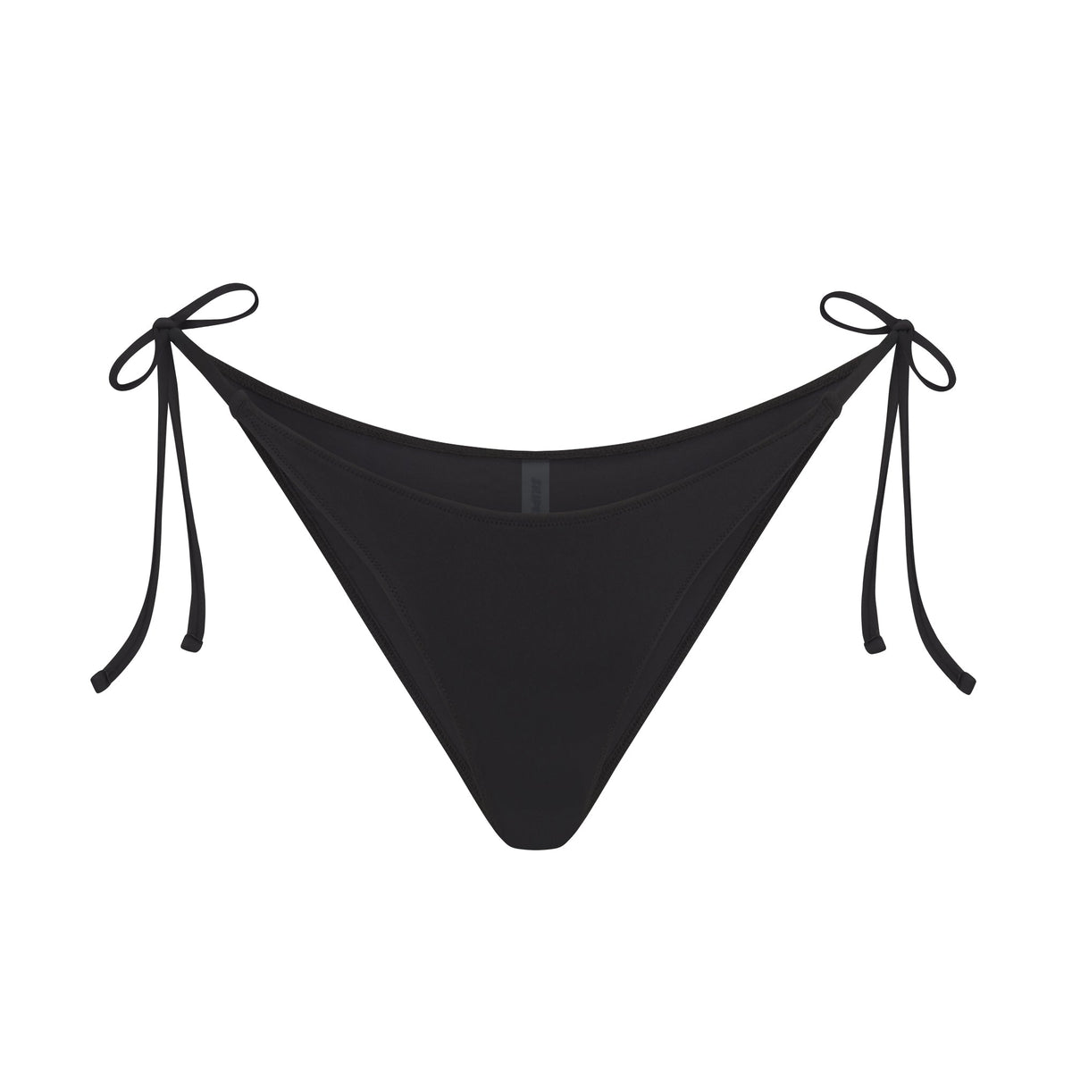 SIGNATURE SWIM DIPPED TIE BIKINI BOTTOM | ONYX