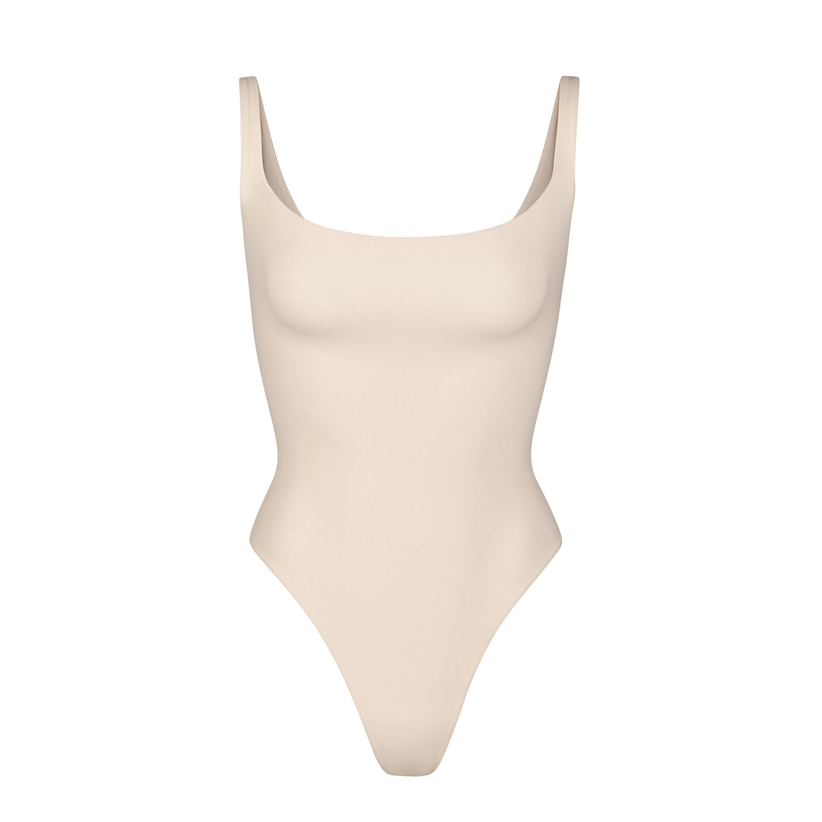 FITS EVERYBODY SQUARE NECK BODYSUIT | SAND
