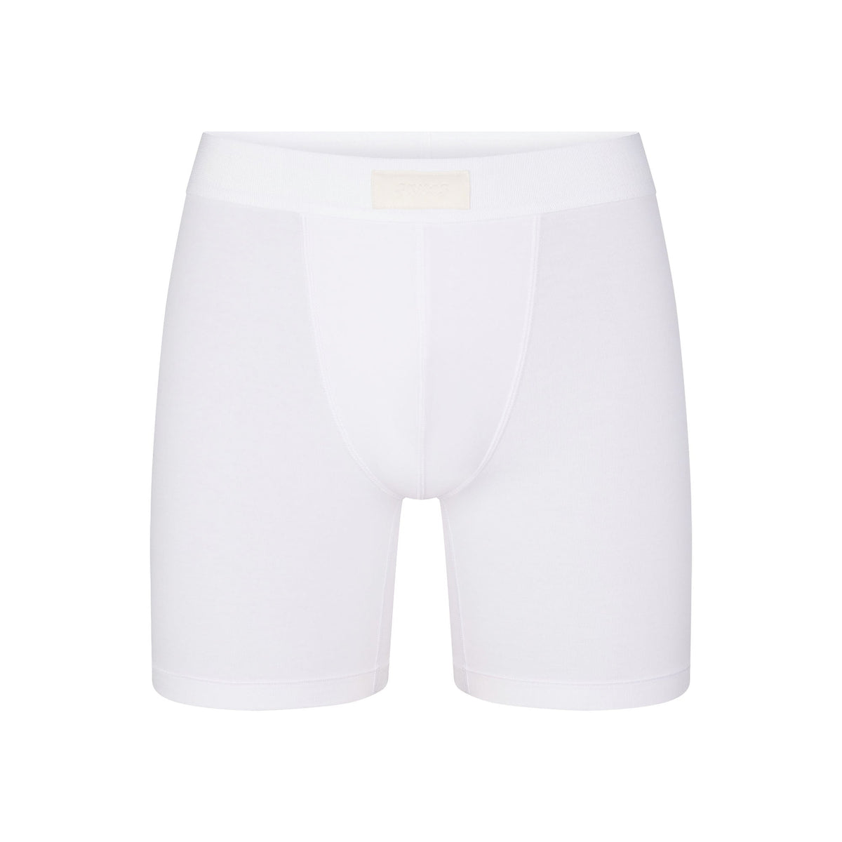 SKIMS COTTON MENS 5" BOXER BRIEF | CHALK