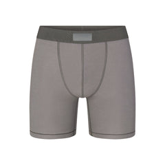 SKIMS COTTON MENS 5" BOXER BRIEF | WASHED GUNMETAL