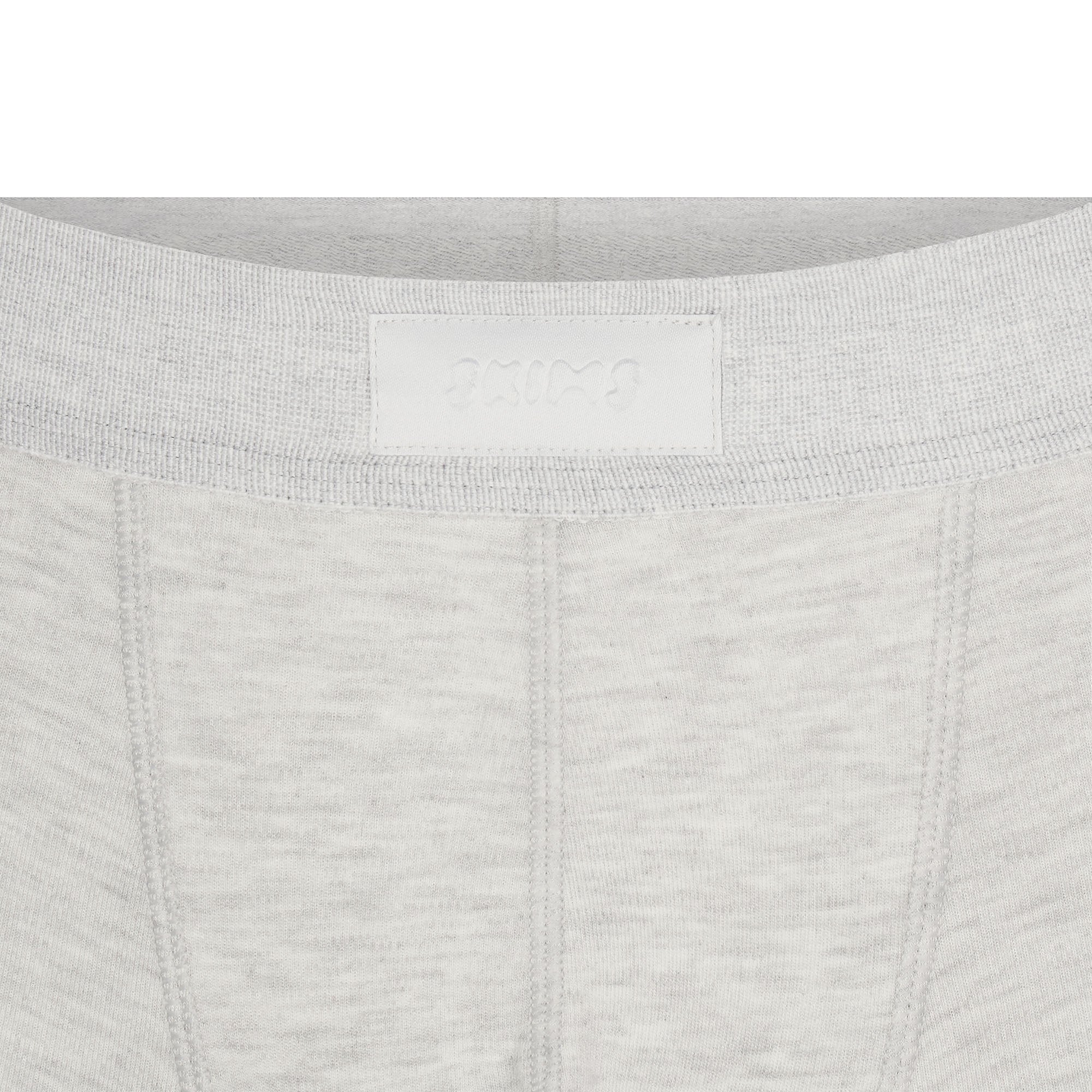 SKIMS COTTON MENS 3" BOXER BRIEF | LIGHT HEATHER GREY
