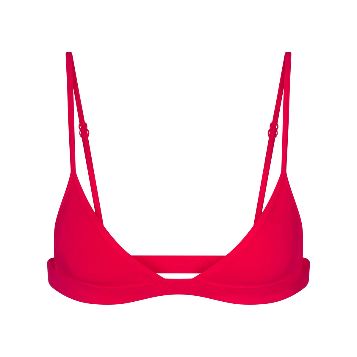EVERYDAY COTTON TRIANGLE BRALETTE | CARMINE