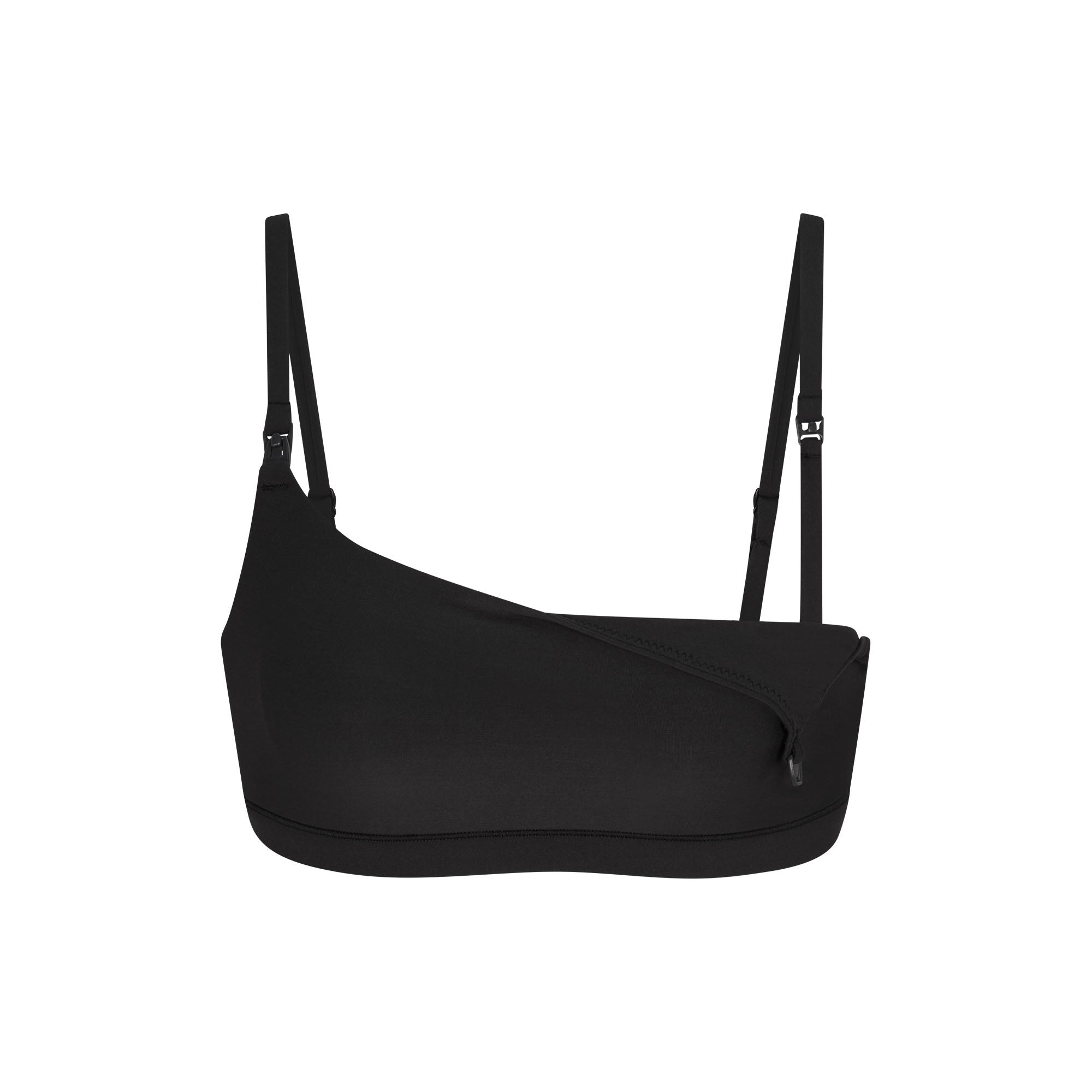FITS EVERYBODY MATERNITY NURSING SCOOP BRALETTE 2-PACK | ONYX